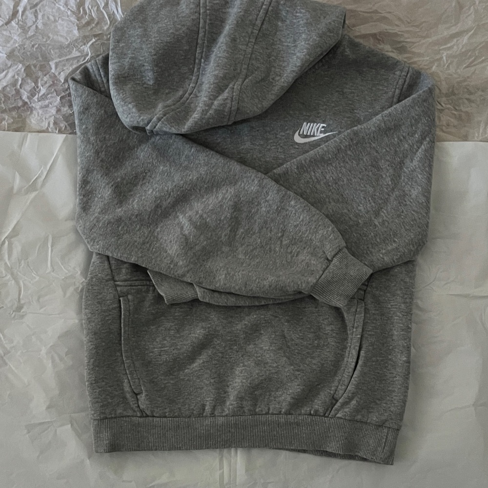 Nike Kid’s Heather Gray Pullover Hoodie